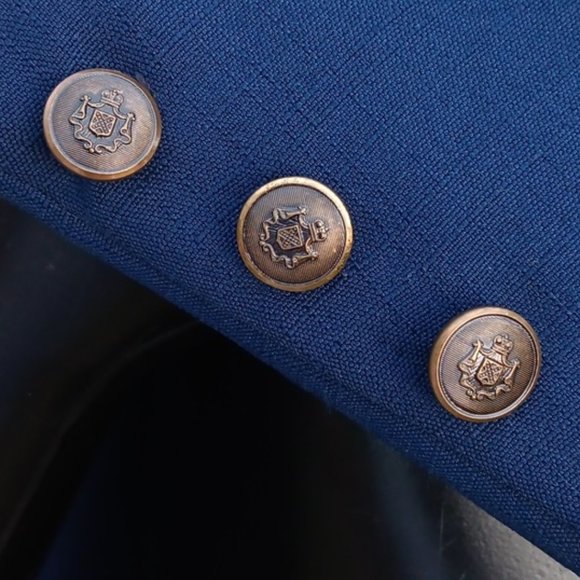 JOHN L. BLAIR MEN'S CLASSIC PURE WOOL LUXURY BLAZER W/GOLD BUTTON ACCENTS (USA) - Picture 14 of 17